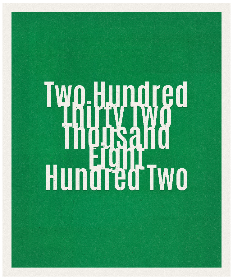 Count #232802