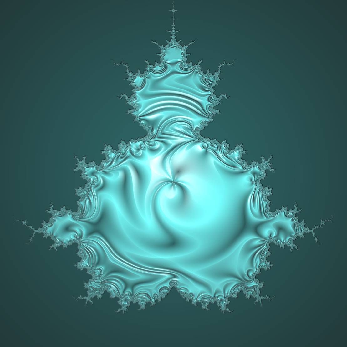 Warped Mandelbrot Fractal #23