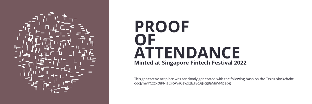 SFF2022 Proof of Attendance Token #410