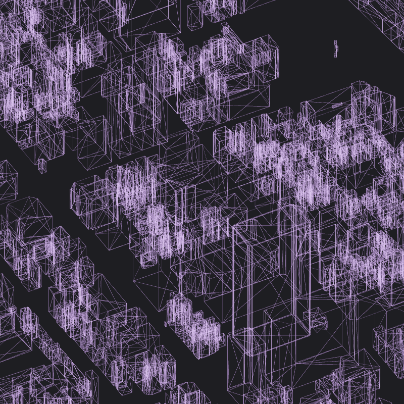 Wireframe City: Tokyo Shibuya #89