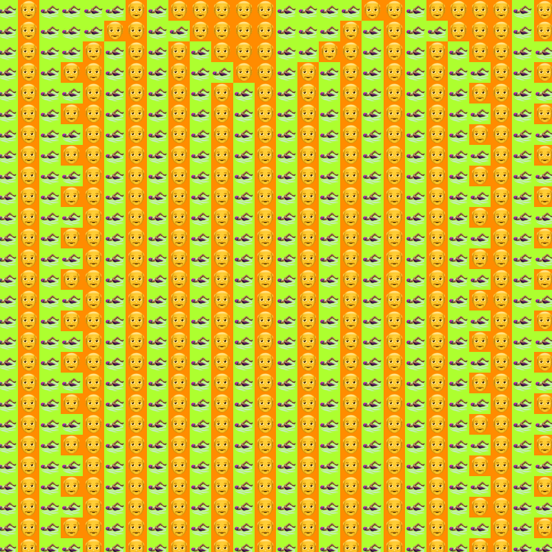 Elementary Cellular Emoji Automata #351