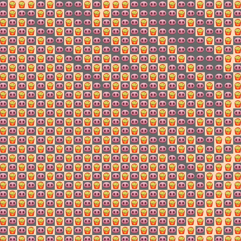 Elementary Cellular Emoji Automata #811