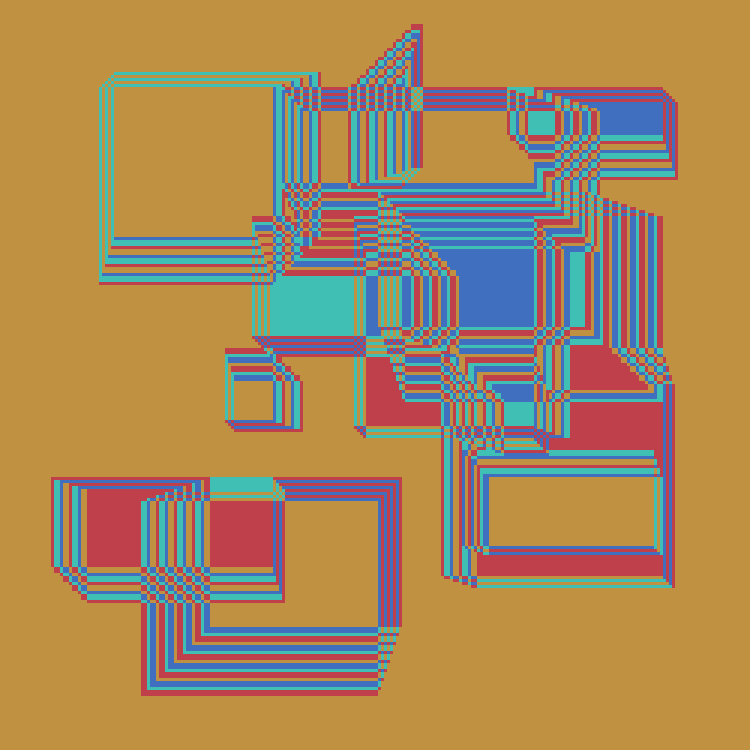 Superimposed Rectangles #5