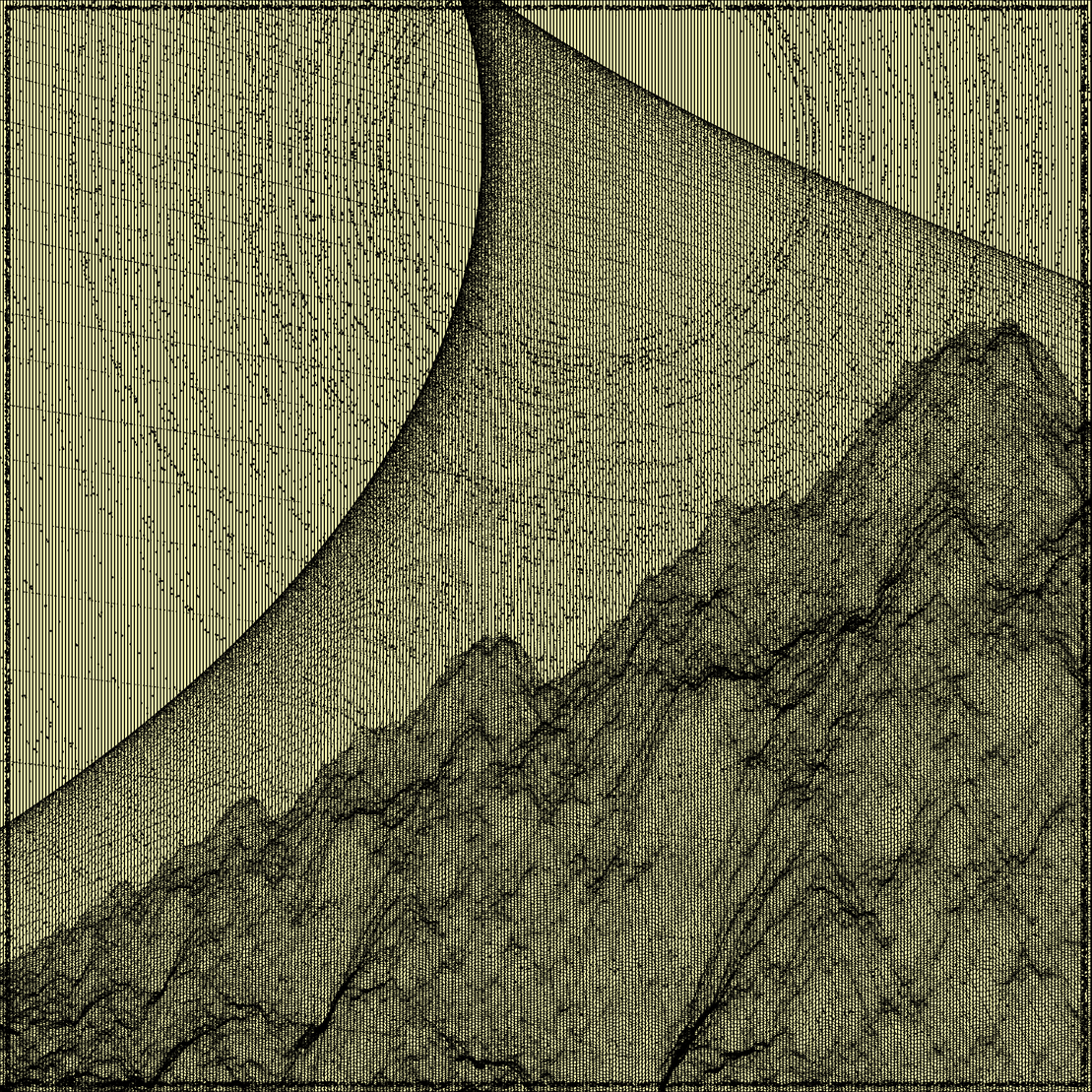 Surreal classic generative landscape #91