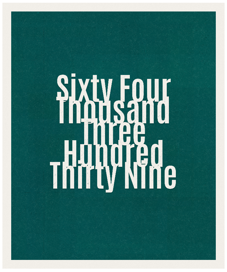 Count #64339