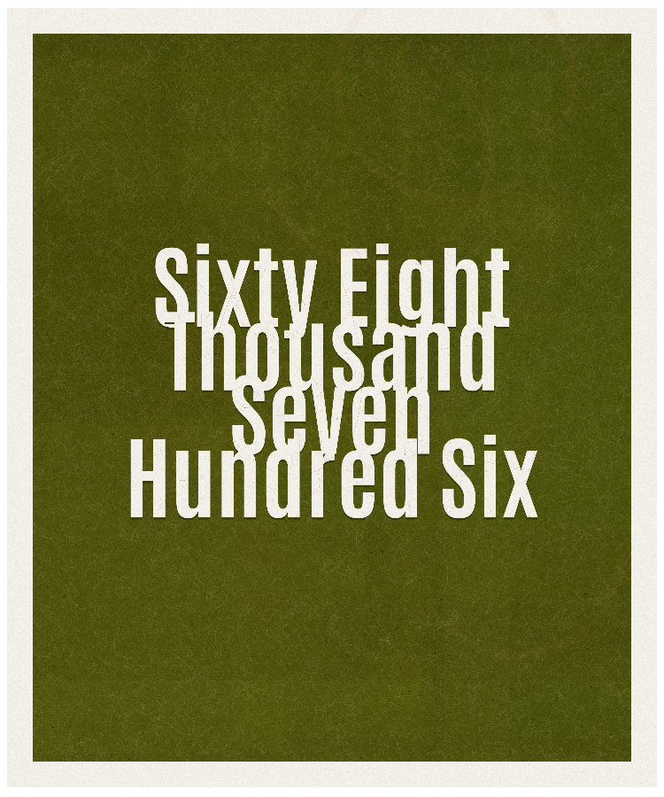 Count #68706