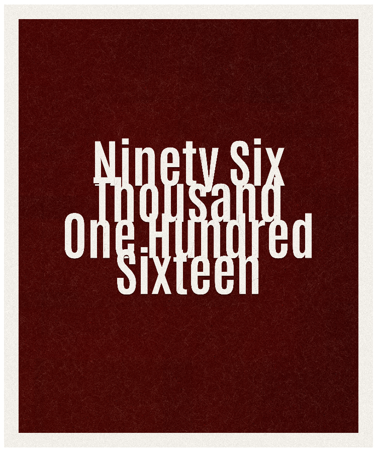 Count #96116