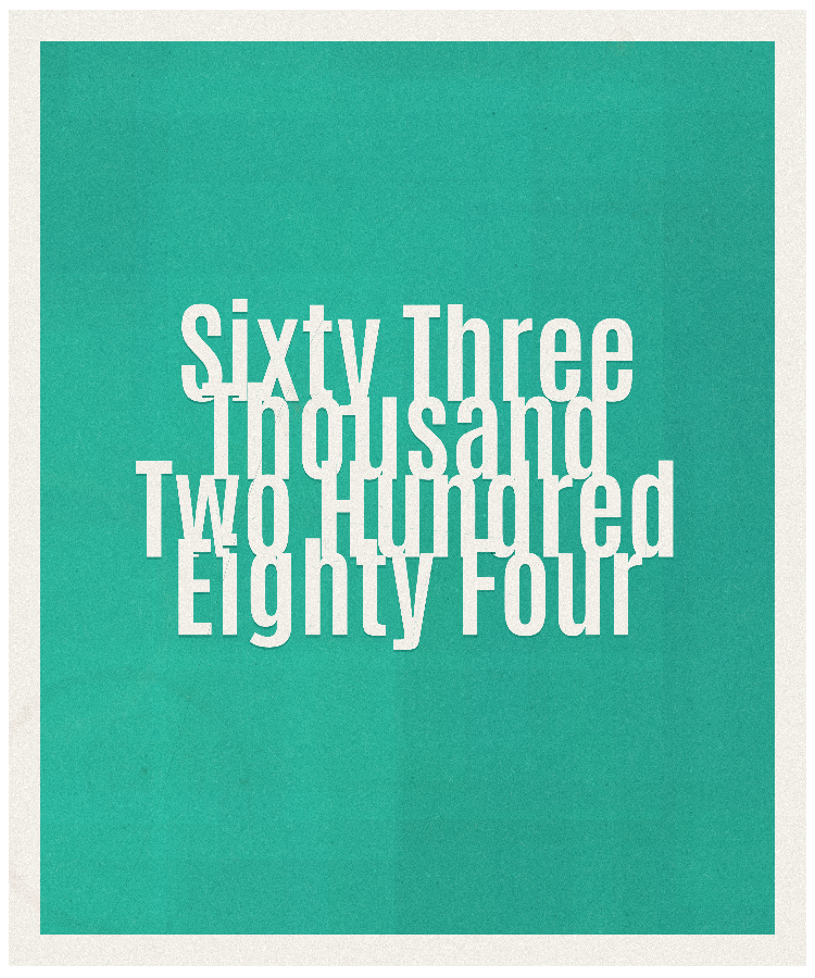 Count #63284