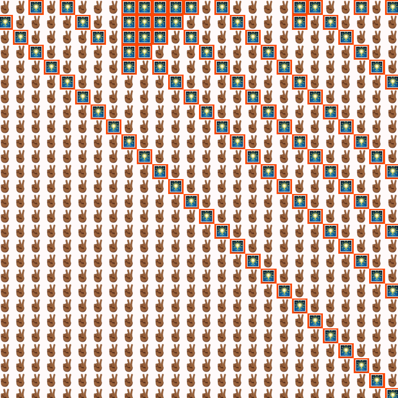 Elementary Cellular Emoji Automata #865