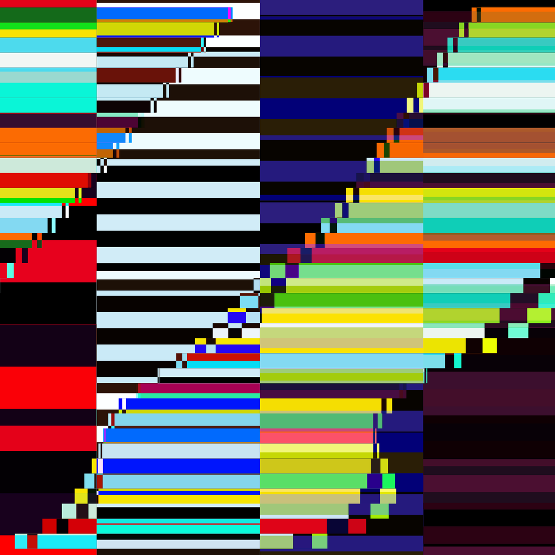 Glitchometry Stripes #108