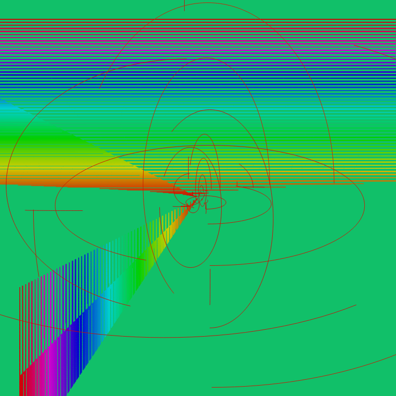 Fibonacci Rainbow Spirals v2 var7 #1