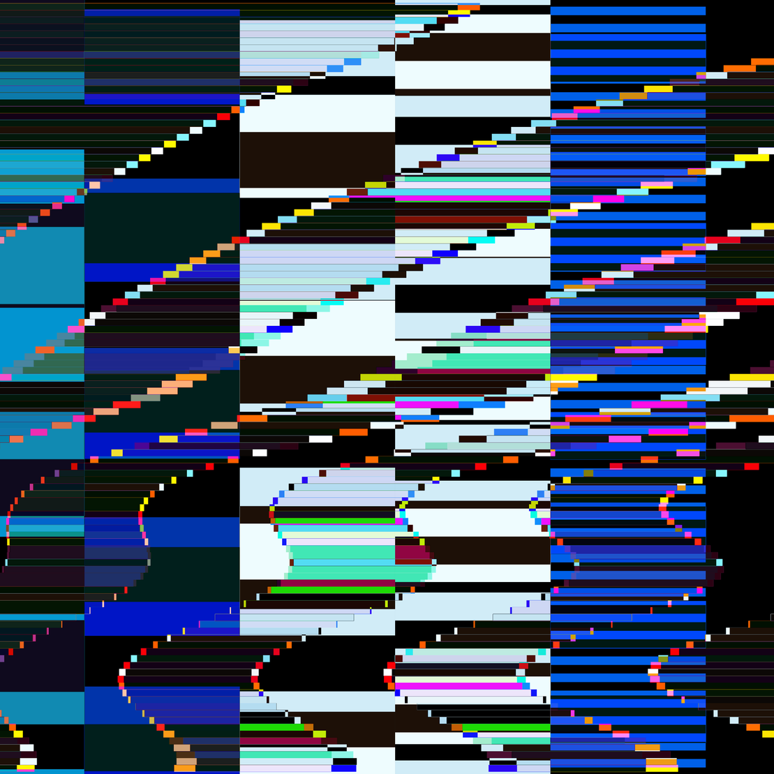 Glitchometry Stripes #75