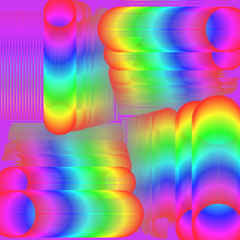 Fibonacci Rainbow Spiral ver3 var11 #3