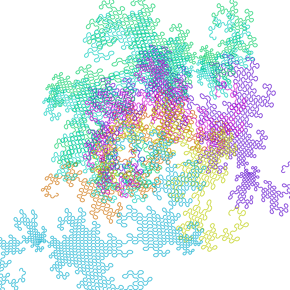 Dragon Curve Vortex #6