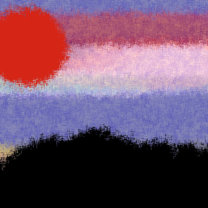 Sunset in memory #35