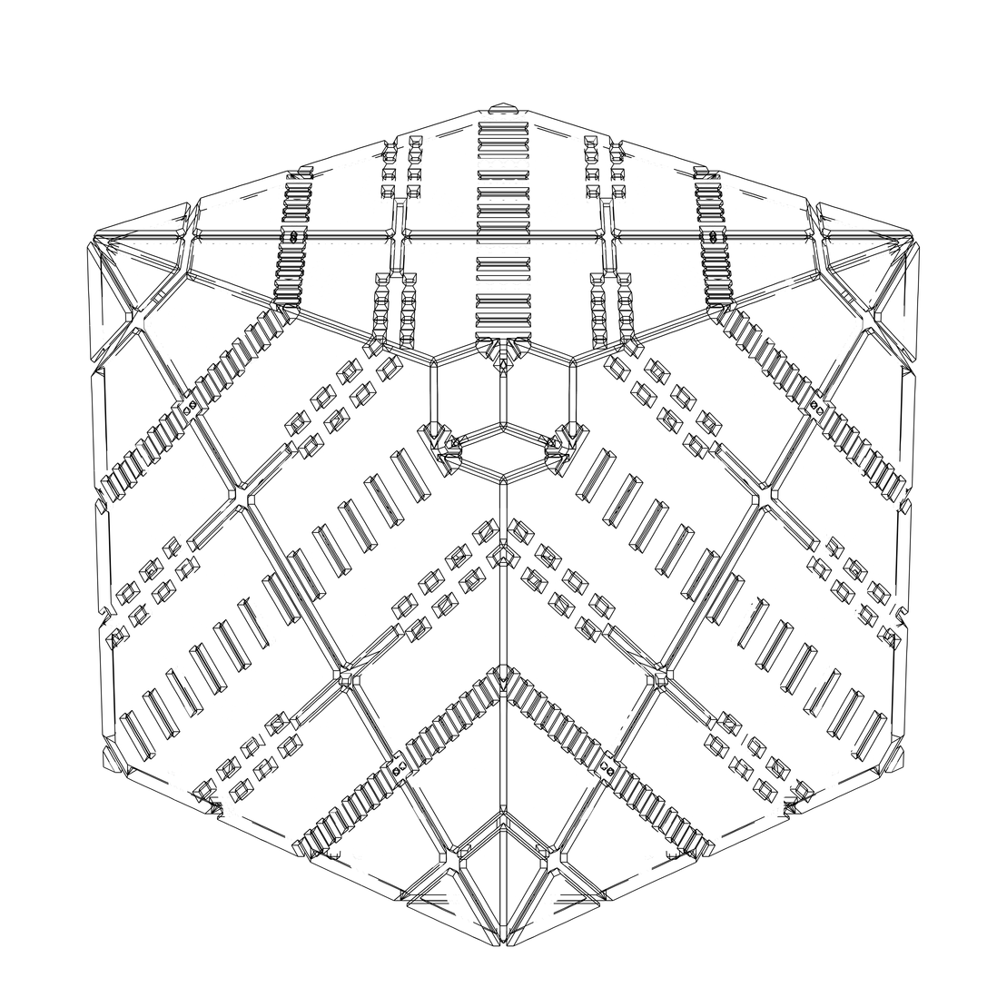 LL21 Alien Art Cube #203