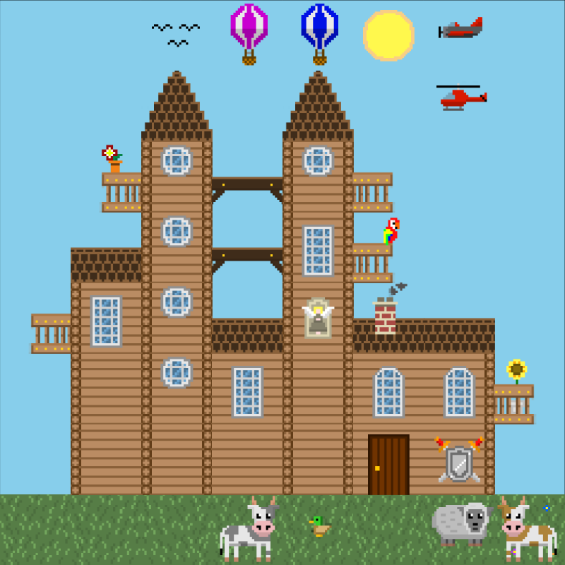 2D Mansion #743