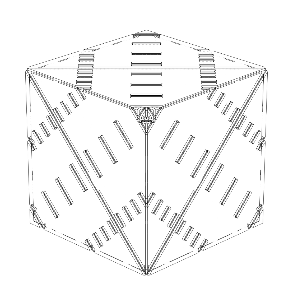 LL21 Alien Art Cube #163