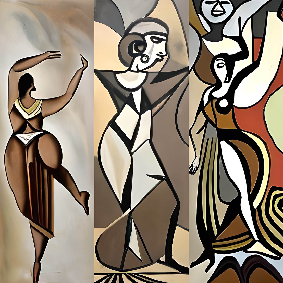 Cubism Dancers #2