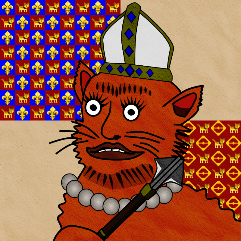 Famous Medieval Cat #21