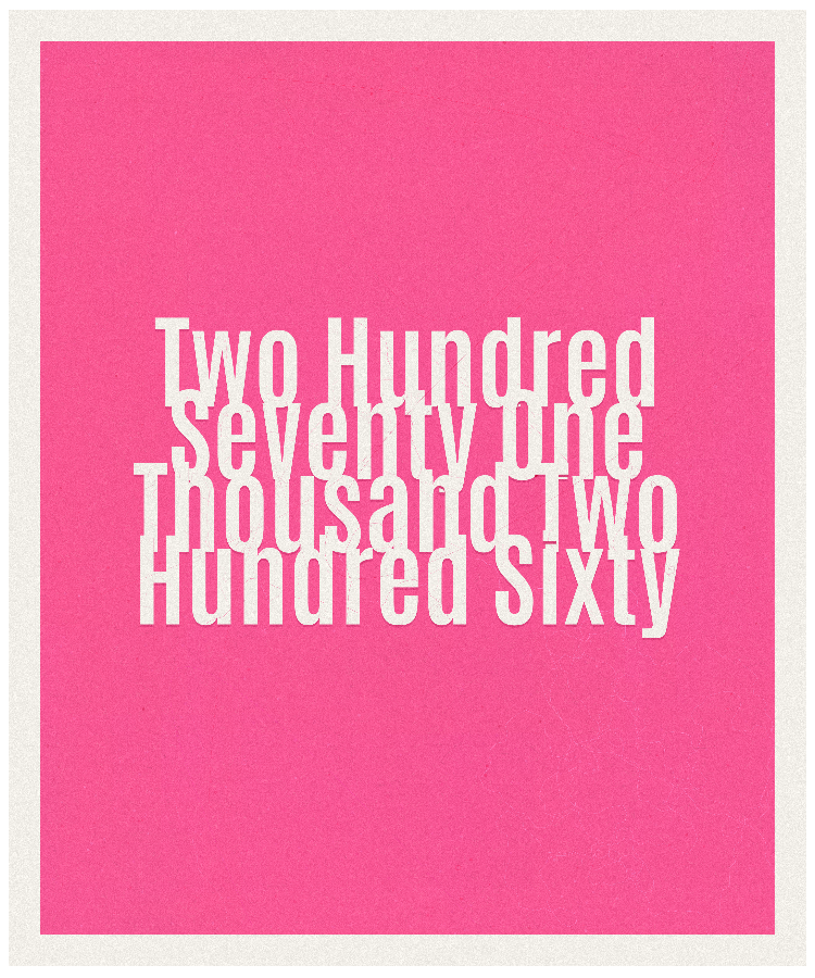 Count #271260