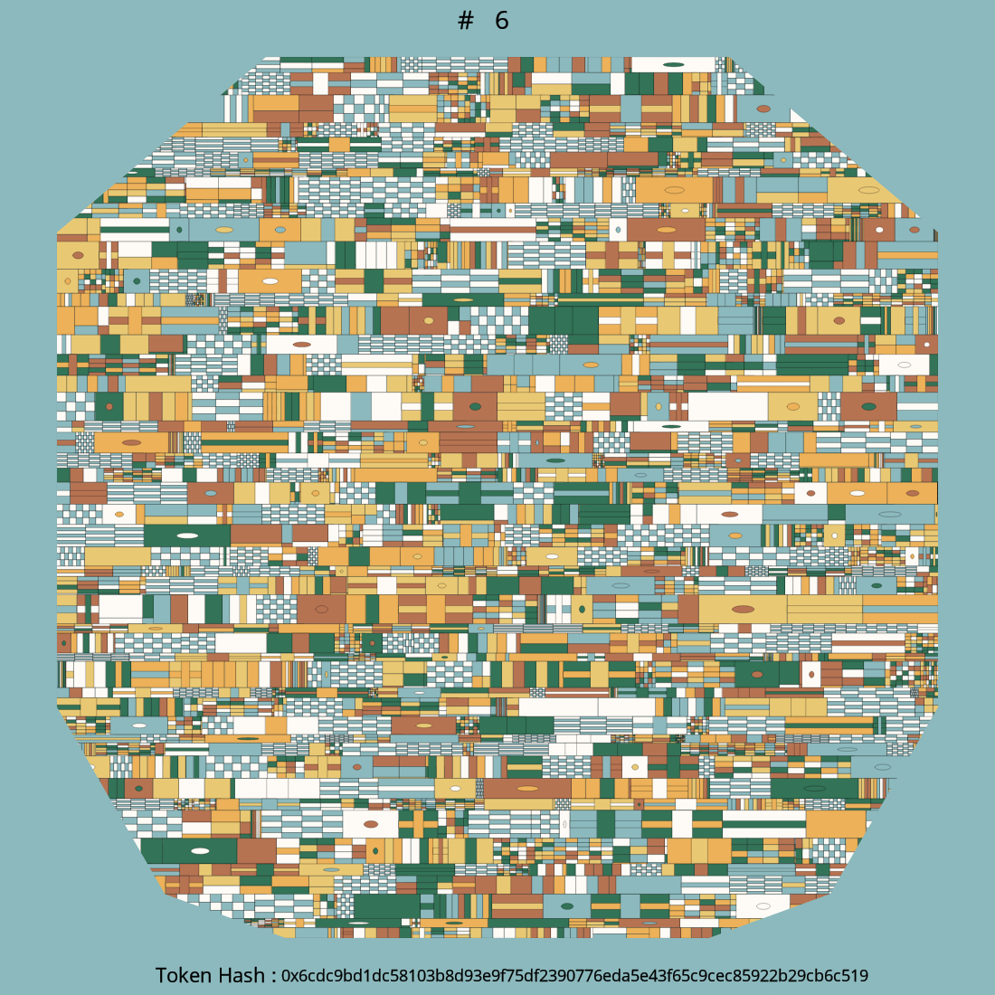 Abstracte Raster:The last piece #6