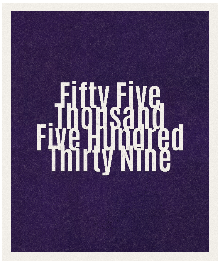 Count #55539
