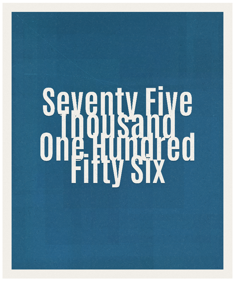 Count #75156