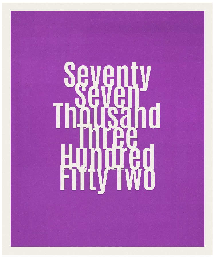 Count #77352
