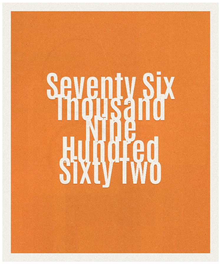 Count #76962