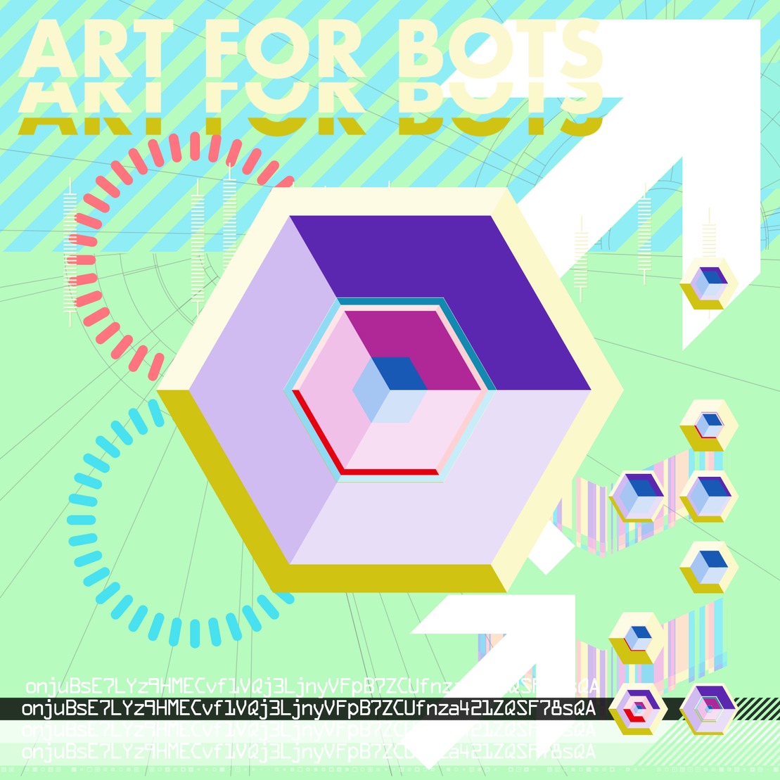 Hexagones - Art for Bots for Humans #25