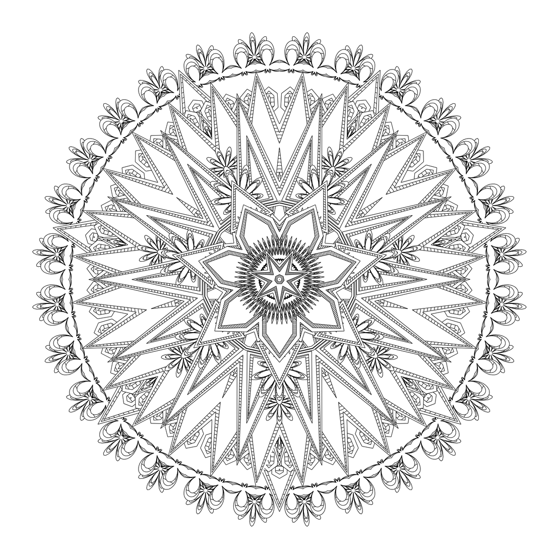 LL21 Mandala #168