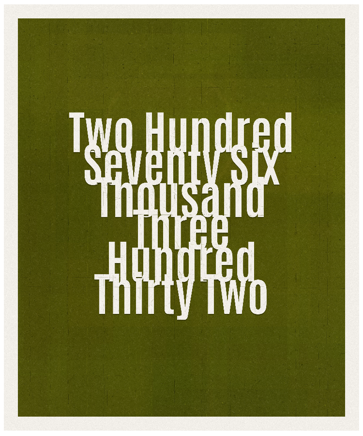 Count #276332
