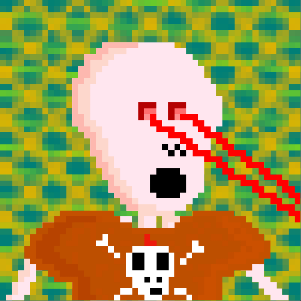 PIXEL SKULLETTI 1 #105