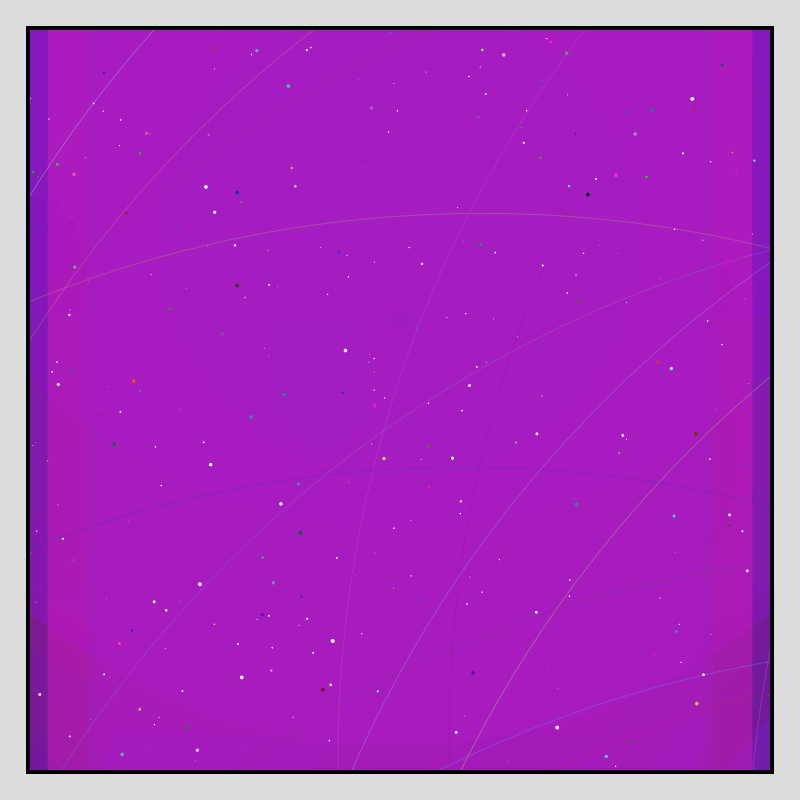 Color Field Starry B #8