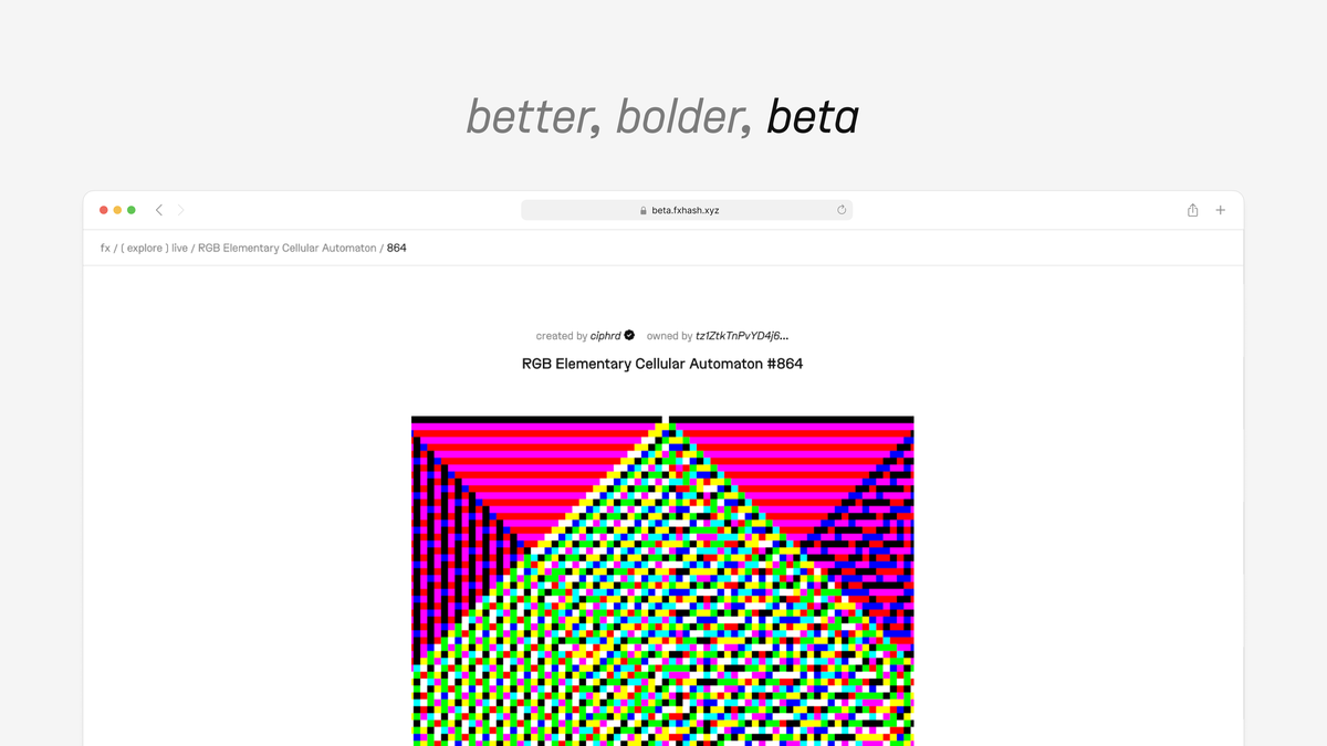 Better, Bolder, Beta