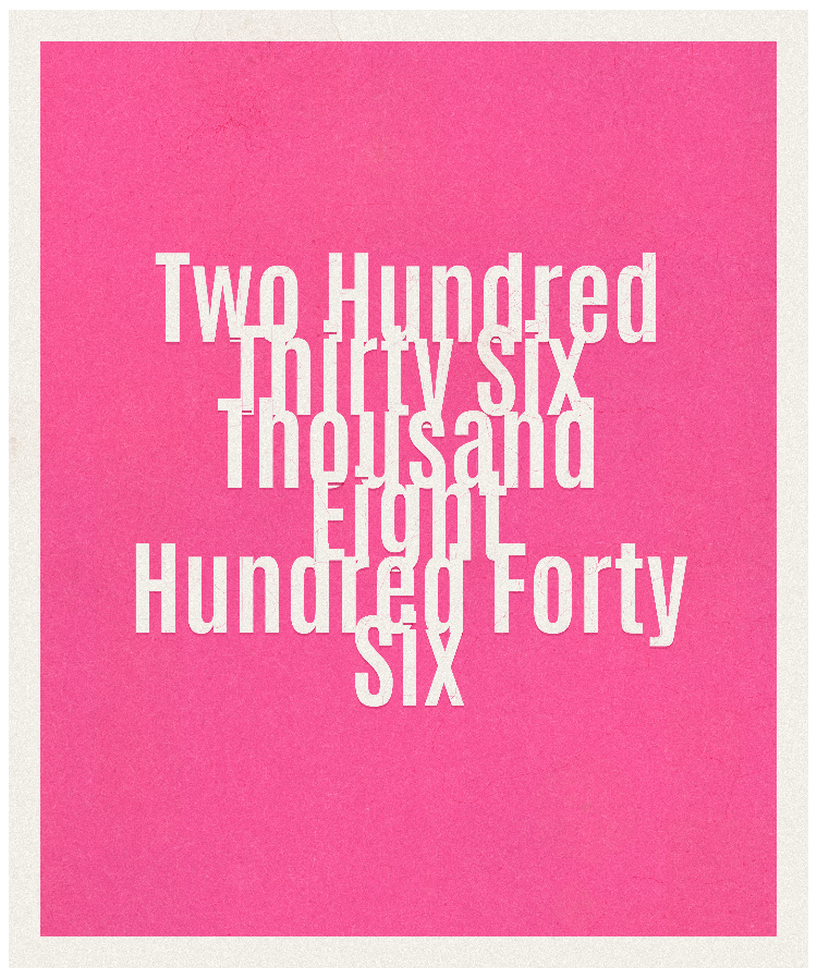 Count #236846