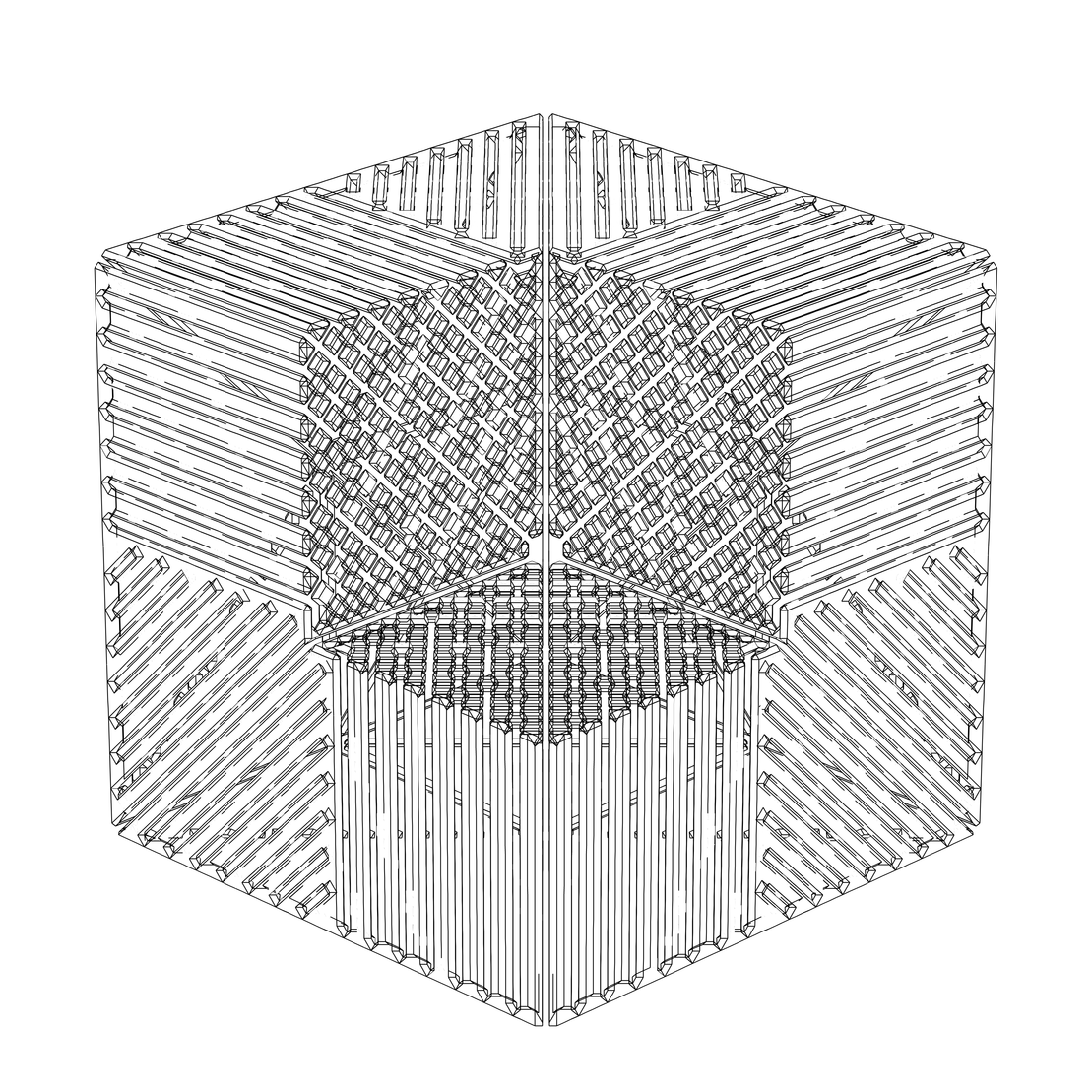 LL21 Alien Art Cube #218