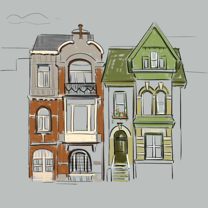 Architectural sketches #43