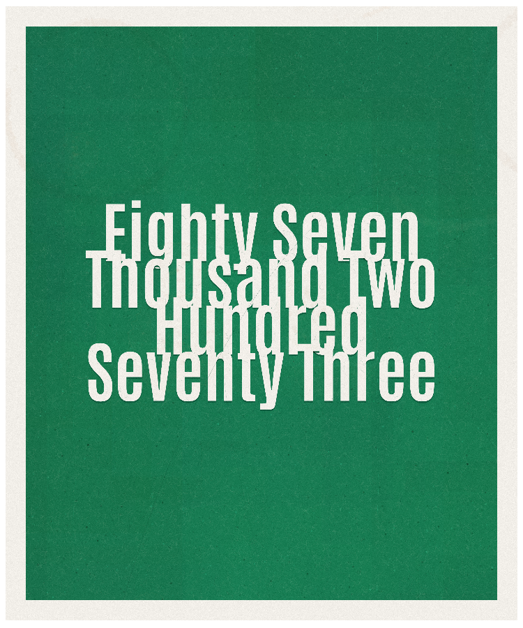 Count #87273