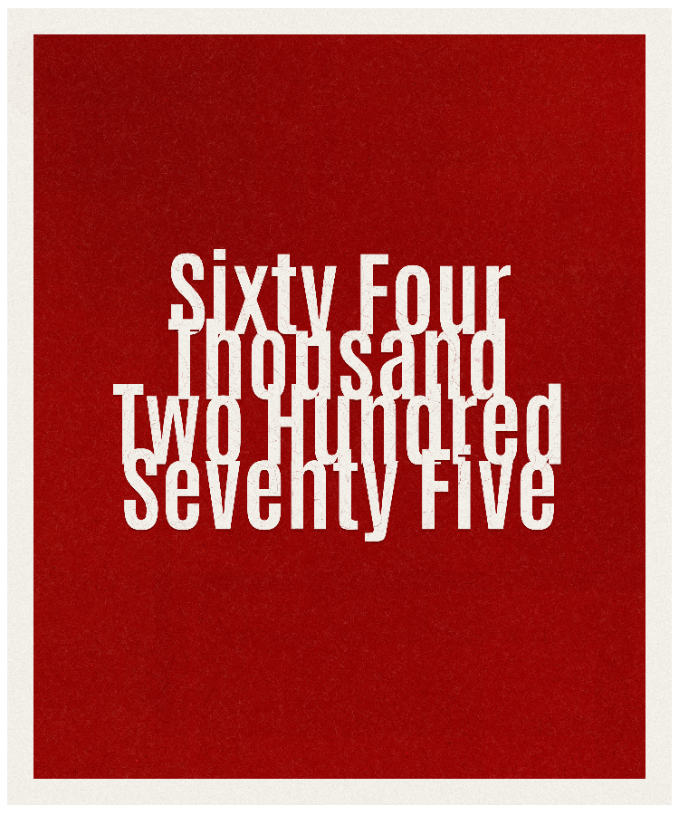 Count #64275