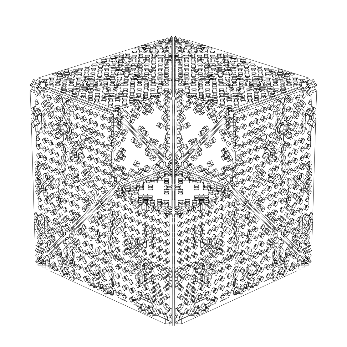 LL21 Alien Art Cube #959