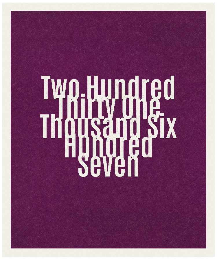 Count #231607