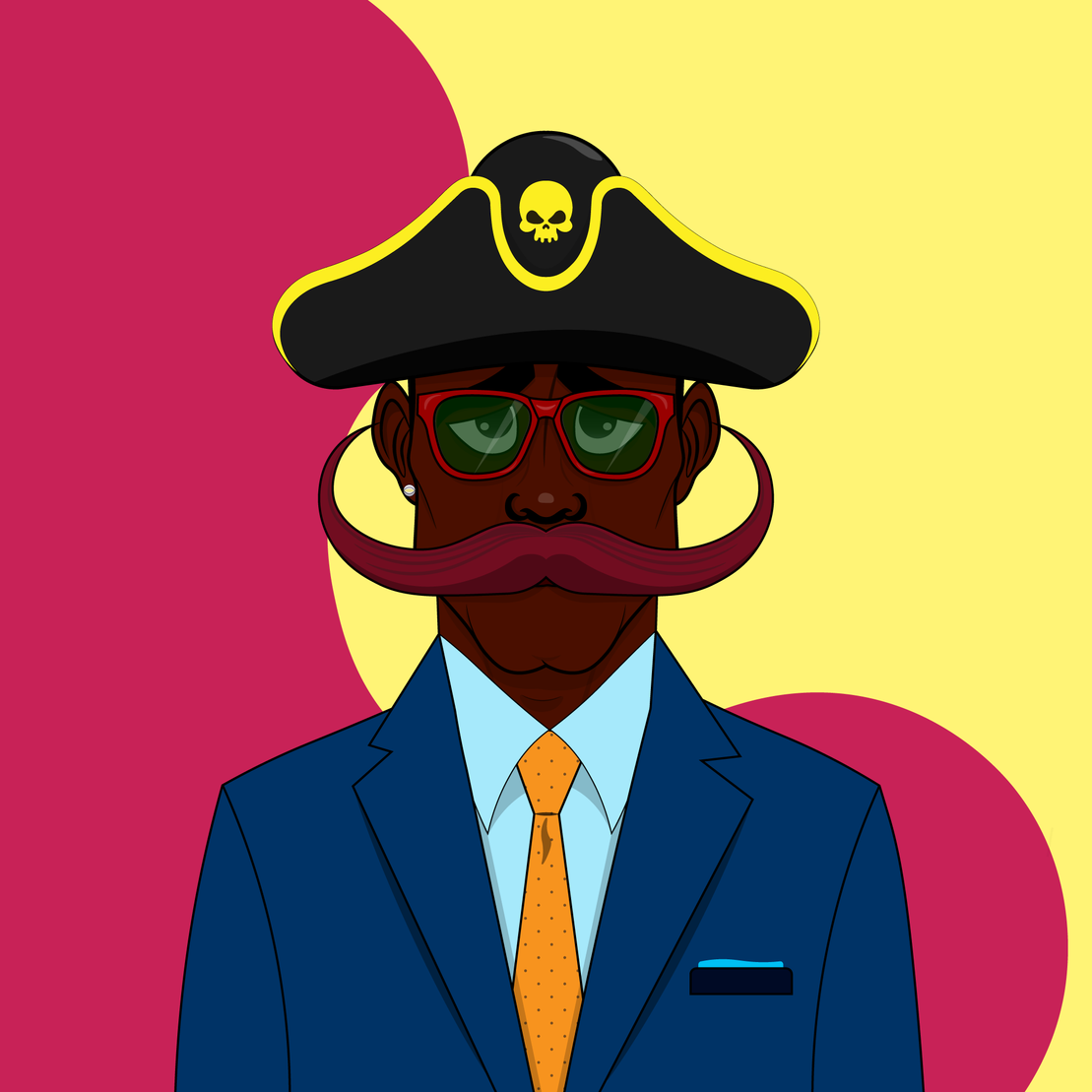 Mustachioed #42