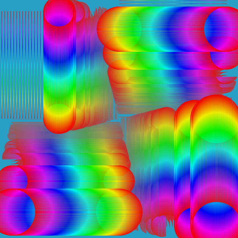 Fibonacci Rainbow Spiral ver3 var11