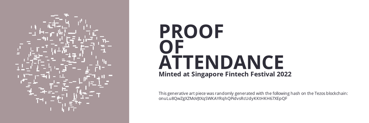 SFF2022 Proof of Attendance Token #1867