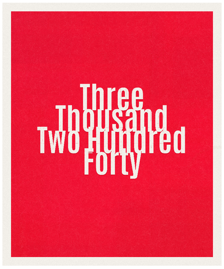 Count #3240
