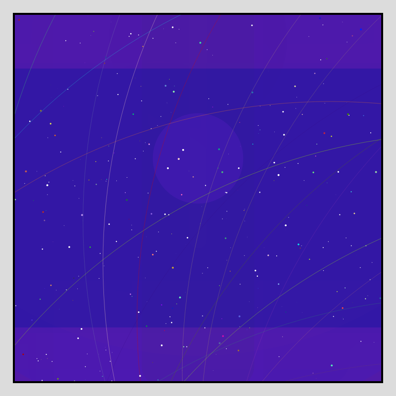 Color Field Starry B #10