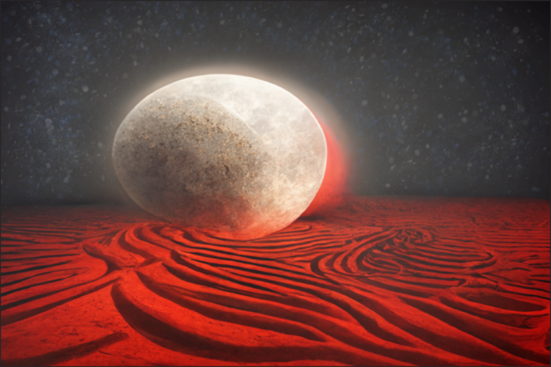 (Red) Moon #25