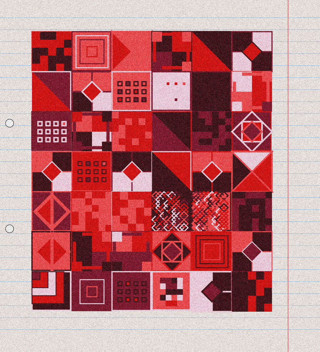 sketchbook page 8: annoying grid #40